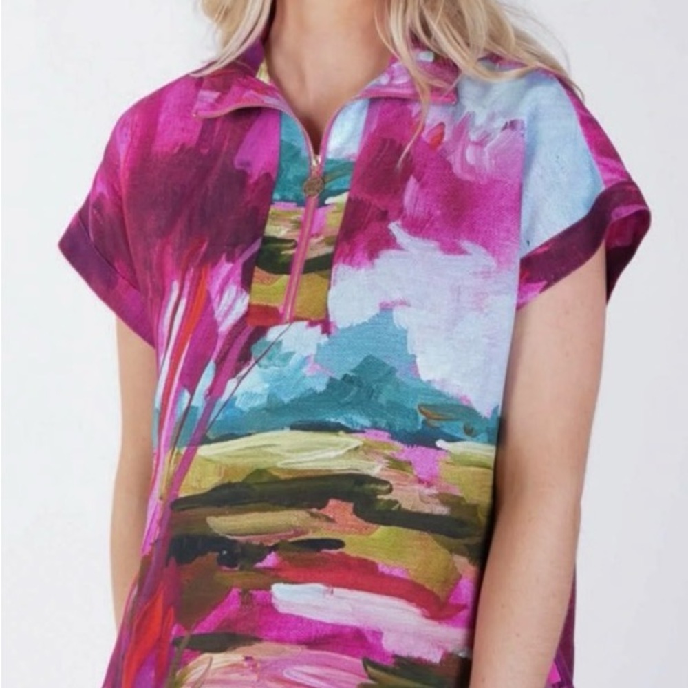 EMILY MCCARTHY Vibrant Multicolor Women's Blouse